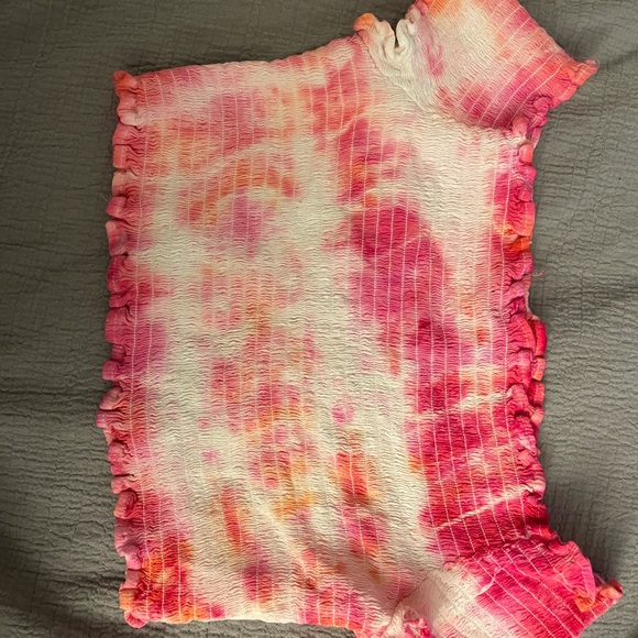 Tie Dye Ribbed Crop Top - Picture 9 of 9